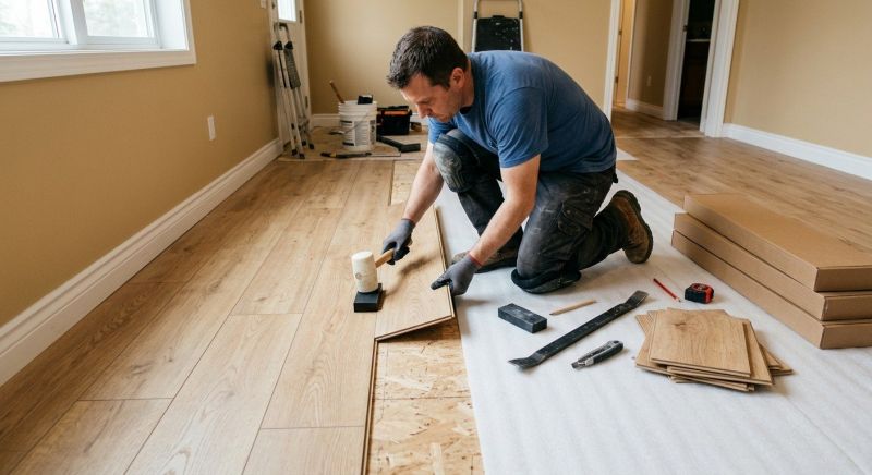 Laminate Floor Remodeling in Easton, MD