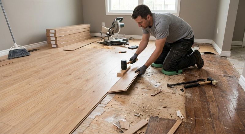 Laminate Floor Replacement in Shady Side, MD