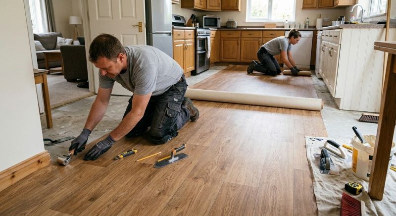 Linoleum Floor Installation in Easton, MD