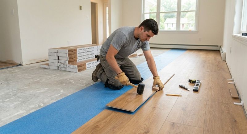 Luxury Vinyl Tile Installation in Easton, MD