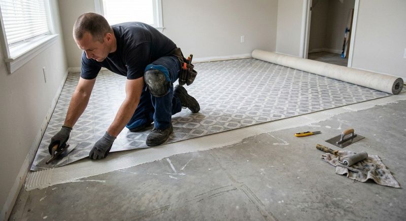 Sheet Flooring Installation in Easton, MD