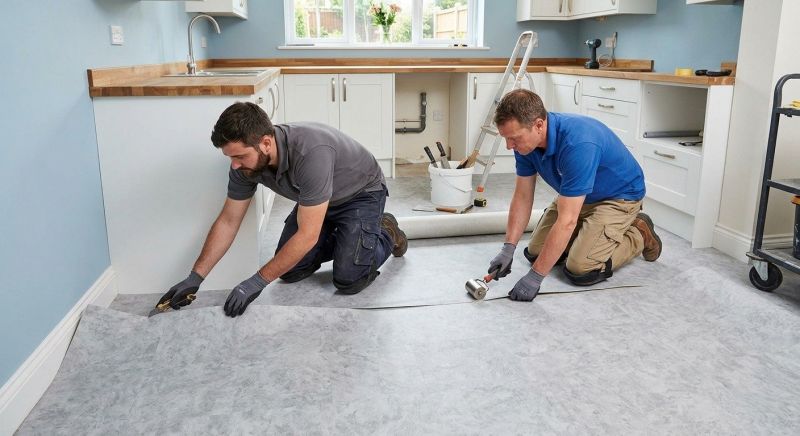 Sheet Linoleum Installation in Easton, MD