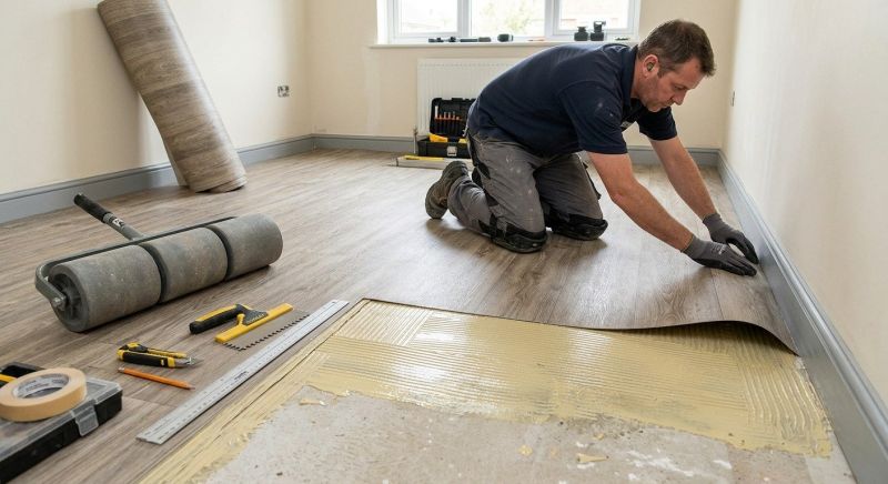 Sheet Vinyl Installation in Easton, MD