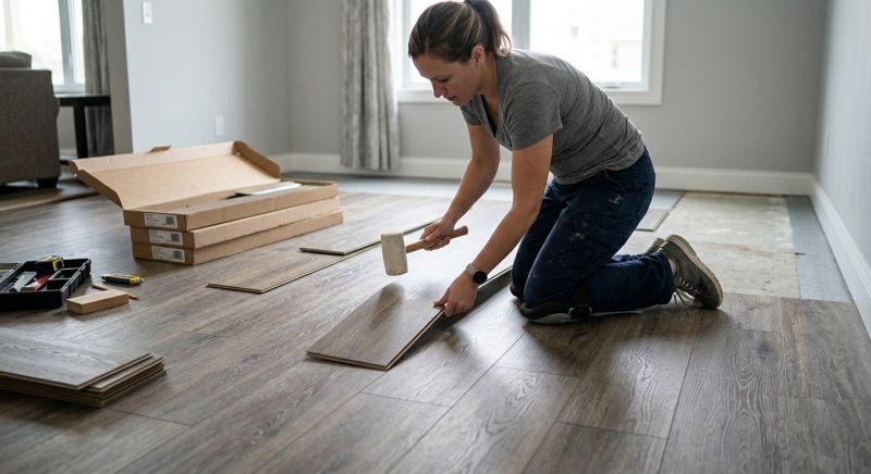 Vinyl Plank Floor Installation in Easton, MD